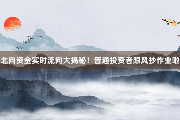 北向资金实时流向大揭秘！普通投资者跟风抄作业啦